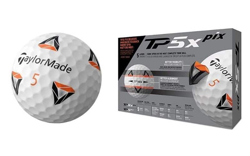 TaylorMade TP5x pix 2.0 Golf Ball