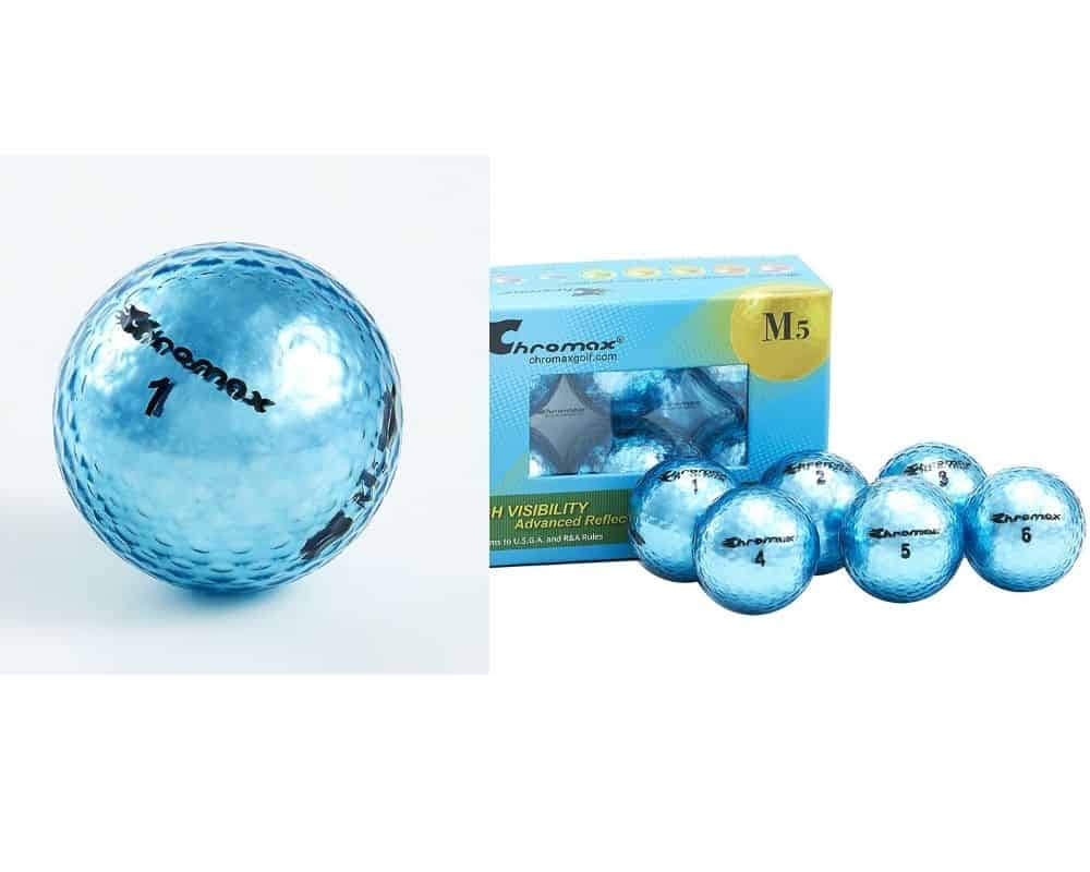 Chromax Metallic M5 Colored Golf Balls