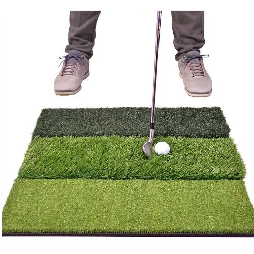 GoSports Tri-Turf XL Golf Practice Hitting Mat