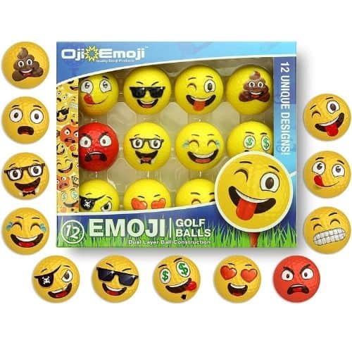 Oji-Emoji Premium Emoji Golf Balls