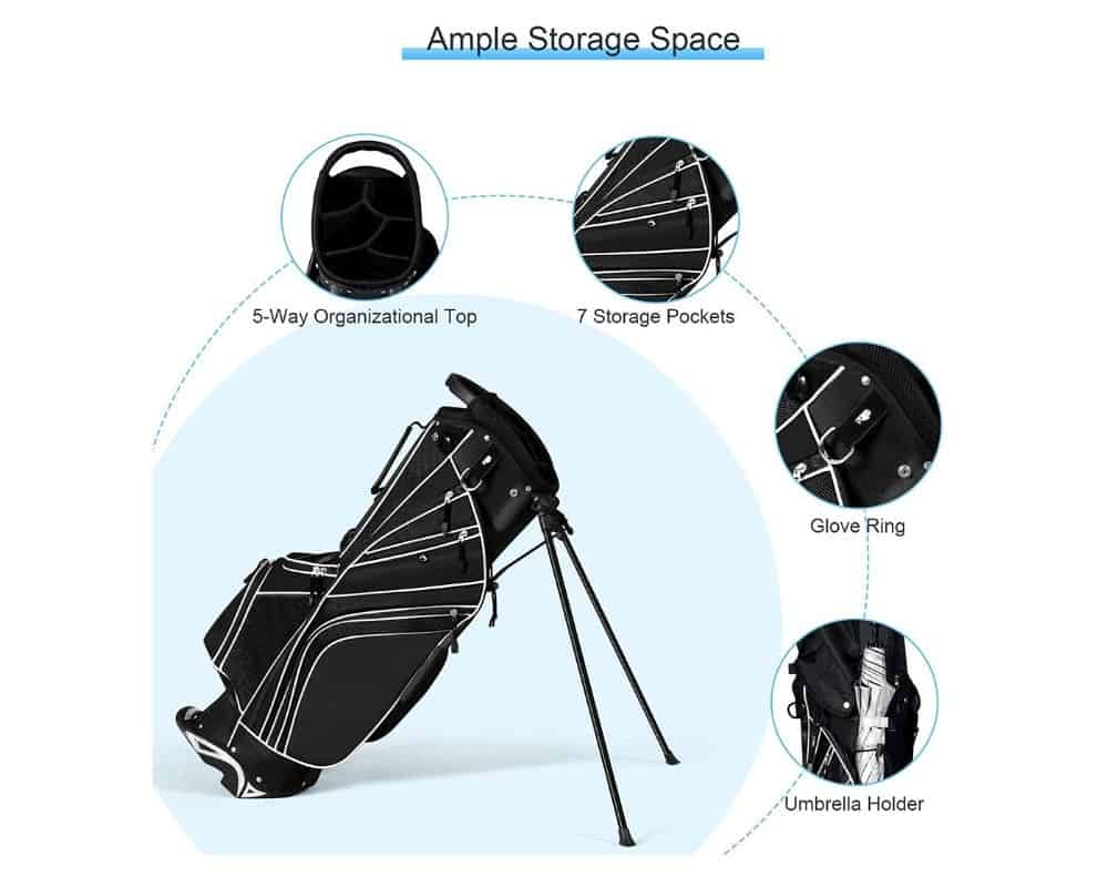 Tangkula Golf Stand Bag 