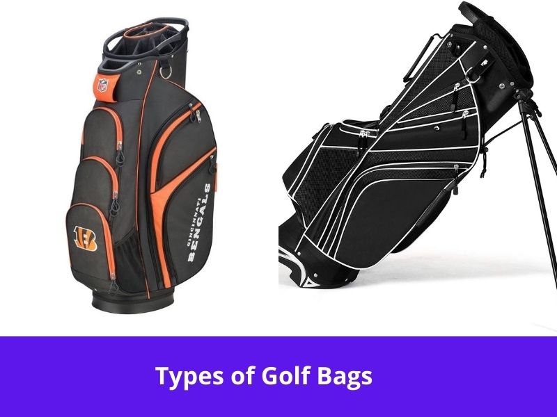types of golf bags 