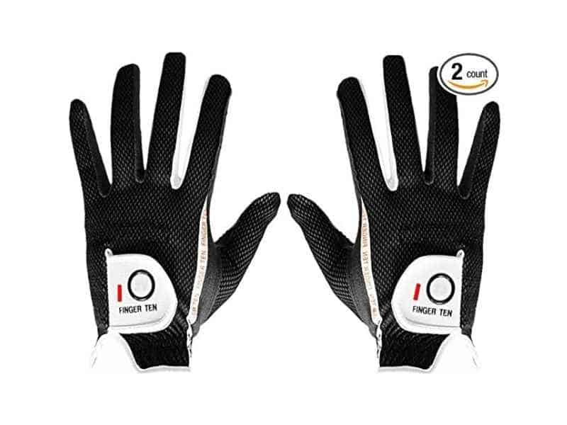 FINGER TEN Men's Golf Glove Review