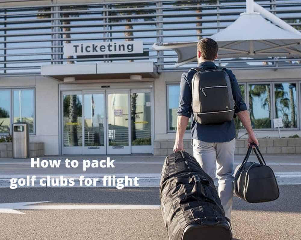 how to pack golf clubs for flight