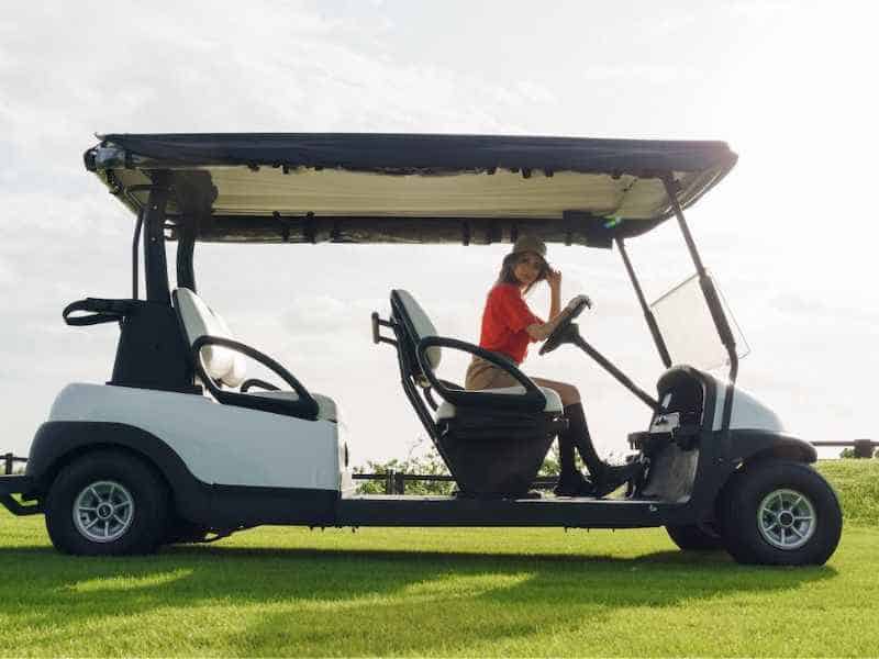 Clean Golf Cart