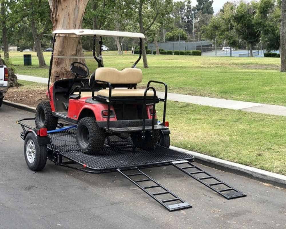 transport a golf cart