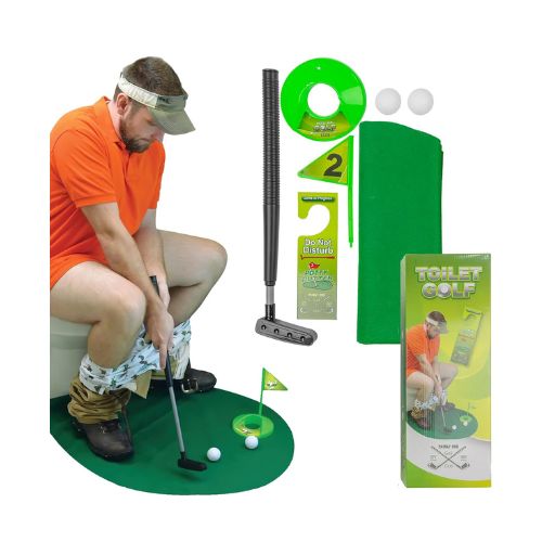 Potty Putter Toilet Time Golf Game
